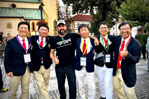 The Japanese national fly fishing team, 2023